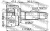 DAIHA 4342097406000 Joint, drive shaft